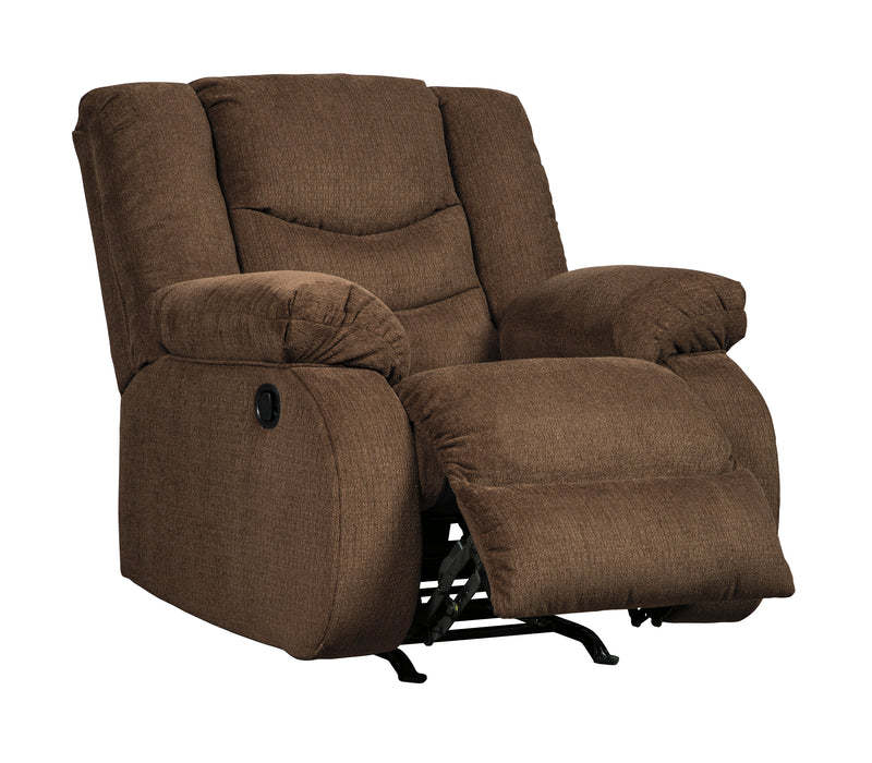 Tulen Manual Rocker Recliner- Chocolate