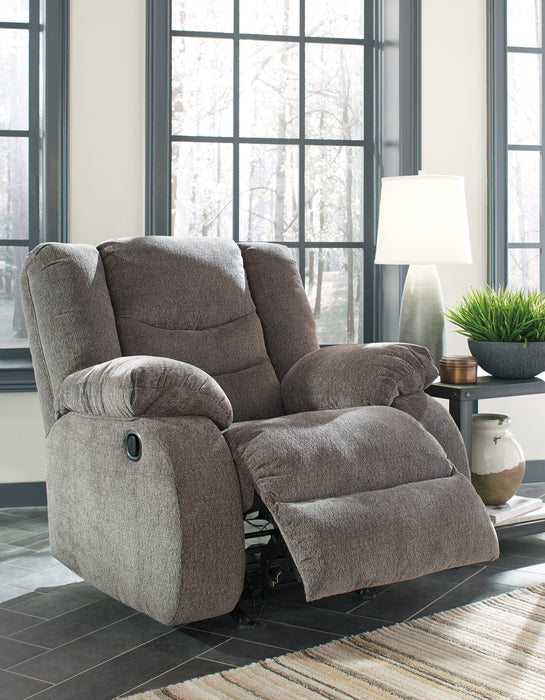 Tulen Manual Rocker Recliner- Gray